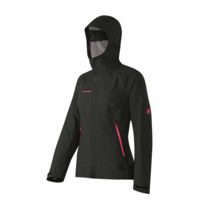 Mammut Silvretta Jacket - Women's-Black/Raspberry-Small