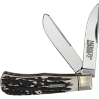 Marbles Jumbo Trapper Stag Stainless Steel Folding Knife