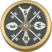 Marbles Large Pocket Compass