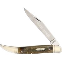 Marbles Large Toothpick Ram's Horn Folding Knife