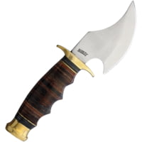 Marbles Small Skinner Stacked Leather 3.50 in Stainless Steel Fixed Blade Knife