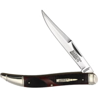 Marbles Toothpick Brown Checkered Bone 5.5in Folding Knife