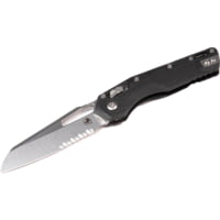 Microtech MSI S/E Tri-Grip Injection Molded Stonewash Part Serrate 3.88in Folding Knife