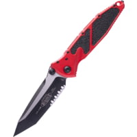 Microtech Socom Elite T/E-M Black Part Serrate 4in Folding Knife