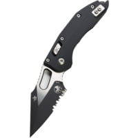 Microtech Stitch S/E Ram - Lok Black Painted Blade Fluted G-10 STD 3.71in Folsing Knife
