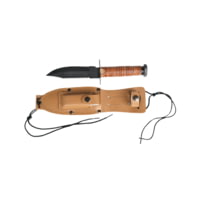 MIL-TEC US Style Pilot Survival 5in Fixed Blade Knife