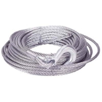 Mile Marker Cable &amp; Hook 3/8 in x 80 ft