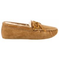 Minnetonka Sheepskin Softsole Moccasin Slippers- Men's