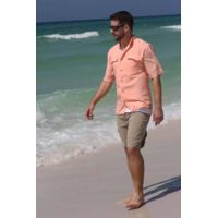 Mojo Sportswear Company Coastal Linen Shirt Short Sleeve - Mens