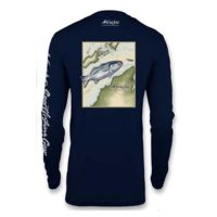 Mojo Sportswear Company Striper Sea Chart Wireman X Shirt - Mens