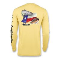 Mojo Sportswear Company Wireman X Redfish/Trout TX Flag - Mens