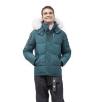 Moose Knuckles 3Q Jacket - Men's, Green Ash/Natural Fox — Mens