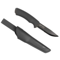 Morakniv Bushcraft 4.3in. Partially Serrated Blade w/ Black Handle and Sheath