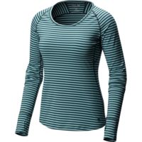 Mountain Hardwear Butterlicious Stripe Long Sleeve Crew Technical Shirts - Women's