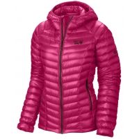 Mountain Hardwear Ghost Whisperer Hooded Down Jacket - Women's-Bright Rose-Small