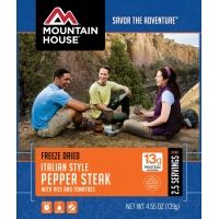 Mountain House Italian Style Pepper Steak with Rice and Tomatoes - Pouch