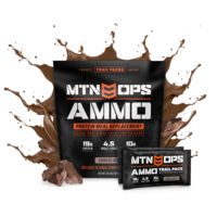 MTN OPS Ammo Protein Meal Replacement Powder, 20 Serving Stick Packs