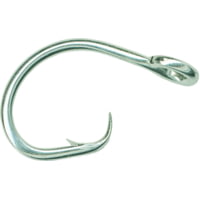 Mustad Classic Circle Hook, Curved In/Kirbed Point, 2X Strong, Offset, Ringed Eye