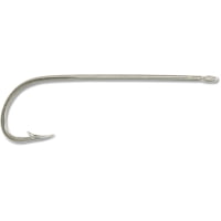 Mustad Classic Hollow Point Beak Hook, Long Shank Offset, Ringed Eye