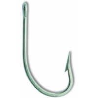 Mustad Sea Demon Big Game Hook, Forged Knife Edge Point, Ringed Eye
