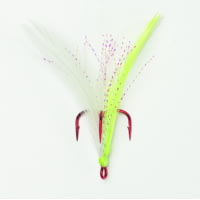 Mustad UltraPoint Dressed Treble Hook, Needle Point, Short Shank, Ringed Eye