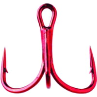 Mustad UltraPoint KVD Elite Opti-Angle Treble Hook, Needle Point, 2X Short Shank, Wide Gap