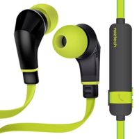Naztech NX80w Wireless Sports Earphones, Lime/Black