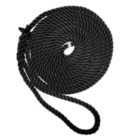 New England Ropes 5/8in X 50ft Premium Nylon 3 Strand Dock Line