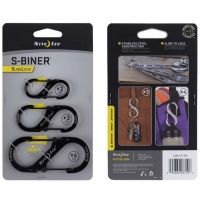 Nite Ize 3 Pack S-Biner SlideLock Steel