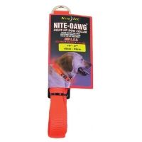 Nite Ize Nite Dawg Nylon Dog Collar w/ LED Flash or Glow Illumination