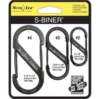 Nite Ize SB234-03-01 S-Biner Versatile Carry Biners - 3 Pack
