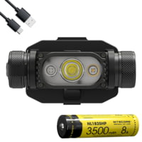 Nitecore HC65M v2 Luminus SST-40-W LED NVG Mountable Rechargeable Headlamp w/Red &amp; High CRI Light