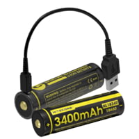 Nitecore NL1834R 3400mAh USB Rechargeable 18650 Battery