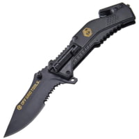 Off Grid Tools Survival Linerlock Assisted Opening Folding Knife