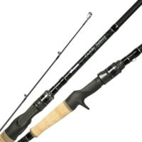Okuma Guide Select Cranking Rod, Medium-Heavy Low Resin Carbon Rod, Acs Tigger Reel Seat Fuji Guide Frame, Split Grip