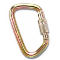 Omega Pacific Modified D .4375in Steel Screw-Lok Carabiner