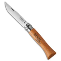 Opinel Knives No. 6 Carbon Steel Knife Beechwood 2.9 Satin 4690ACDB