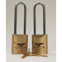 Orca Pro Series Locks Set of 2 Brass