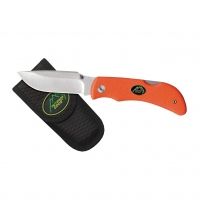Outdoor Edge Cutlery Grip Blaze 3.2in Blade Knife w/ Orange Handle