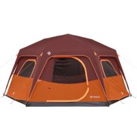 Outdoor Products 8 Person Hexagon Tent with Led Lighted Poles