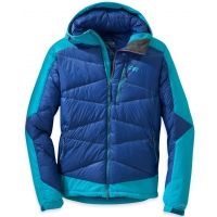 Outdoor Research Diode Hooded Jacket - Men's-Baltic/Typhoon-Small