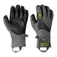Outdoor Research Lodestar Glove - Men's-Pewter/Black/Lemongrass-Large