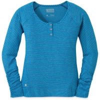 Outdoor Research Mikala Henley Shirt - Women's-Baltic/Typhoon-Medium