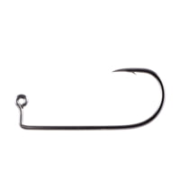 Owner Hooks Jig Hook, Curved Point, Forged Short Shank Round Bend, Heavy Wire