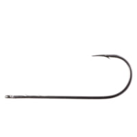 Owner Hooks Straight Shank Worm Hook with Cutting Point, Round Bend
