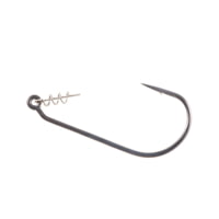Owner Hooks TwistLock Soft Plastic Hook with Centering-Pin Spring, Straight Shank, Flipping, with Teflon