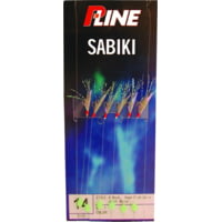 P-Line Sabiki Rig Hage Aurora Fish Skin Mylar Sabiki Rig