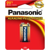 Panasonic 9-Volt Alkaline Plus Power Battery
