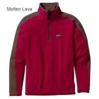 Patagonia Araveto 1/4 Zip - Molten-Lava-Large