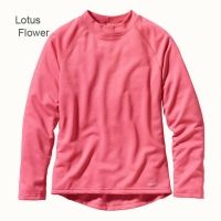 Patagonia Capilene 3 Long Sleeve Crew Kid's - Lotus Flower - Medium